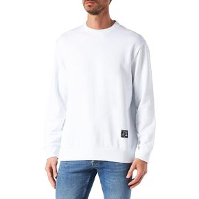 سويت شيرت رجالي من Armani Exchange بشعار Patch Logo Organic Pima in Kuwait