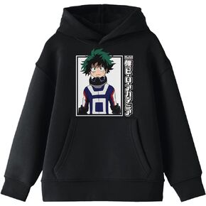 سترة Bioworld My Hero Academia Deku مع شعار للأولاد باللون الأسود in Kuwait