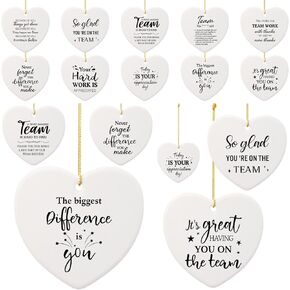 10 Pcs Christian Christmas Ornaments Bulk Bible Verse Ceramic Ornament Inspirational Quotes Religious Ornaments Xmas Church Home Decor Christian Ornaments for Christmas Tree Women Men in Kuwait