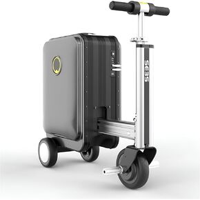 Electric Rideable Suitcase,Ride on Scooter Luggage for Adults,with Removable Battery, USB Charging Expandable Carry on Luggage with Wheels,Load-Bearing Capacity 110kg Pink in Saudi Arabia