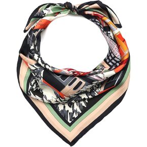 Kate Spade Womens Snow Globe Silk Square Scarf, Stylish & Lightweight Fashion Accessory in Kuwait