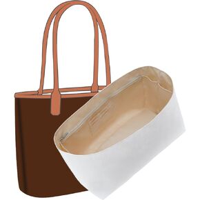 ملحق منظم المحفظة متوافق مع منظم حقائب جويارد هاردي، حقيبة يد داخلية خفيفة الوزن من ورق Dupontpaper - حجرة واحدة in Kuwait