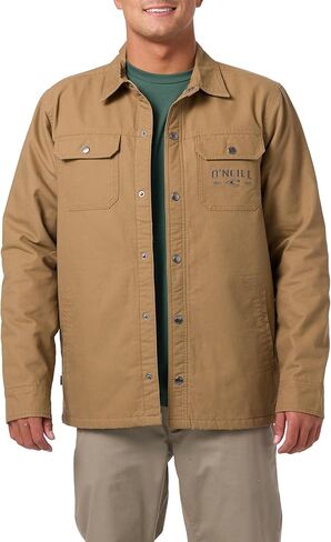 O’Neill Men’s Lined Jacket – Durable Canvas or Flannel Outer, High Pile Interior for Warmth, Standard Fit Everyday Layer in Saudi Arabia