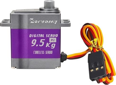 SERVOMY-SDS2451, Brushless Micro Servo Motor，9.5Kgf.cm 0.07sec 8.4V Metal Gear Aluminum Case，High Accuracy Torque Speed Steering Digital Mini Servos，for 380/420/450 Helicopter，1/16 1/18 1/24 RC Car in Kuwait