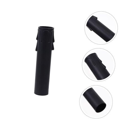 TEHAUX 20pcs Teardrop Candle Sleeves for Chandelier Plastic Candelabra Base Socket Covers Easy to Install Candle Lamp Holder Tubes in Saudi Arabia