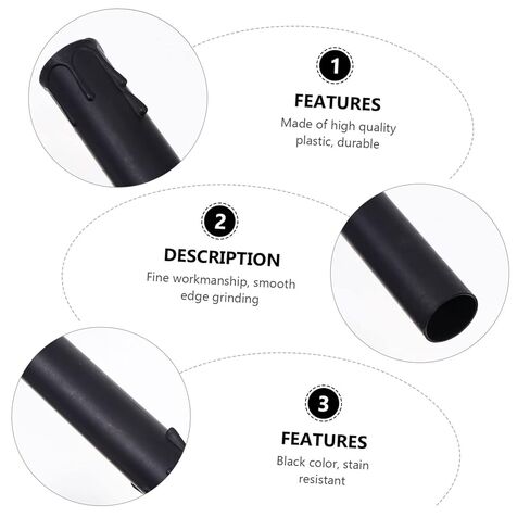 TEHAUX 20pcs Teardrop Candle Sleeves for Chandelier Plastic Candelabra Base Socket Covers Easy to Install Candle Lamp Holder Tubes in Saudi Arabia