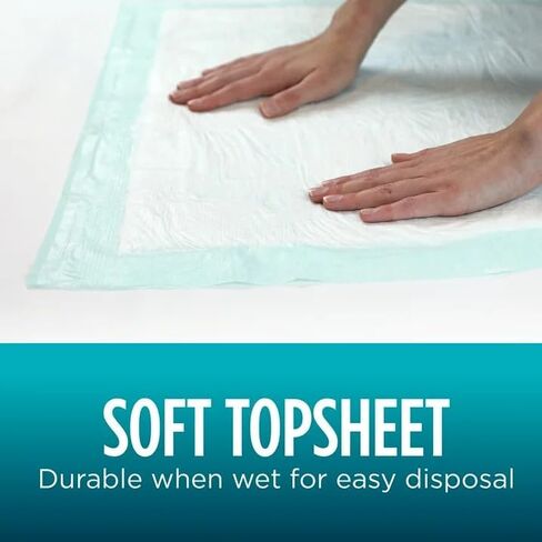 Assurance Premium Underpads، مقاس XL 30 بوصة × 36 بوصة، أقصى قدرة على الامتصاص، عبوة اقتصادية، 30 قطعة - وسادات سرير للاستعمال مرة واحدة لعلاج سلس البول والحيوانات الأليفة وحماية الأثاث والأسرة in Kuwait