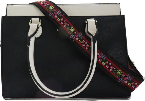 Crossbody Straps for Purses Gold Hardware Purse Strap Wide Shoulder Strap Adjustable Replacement,Retro Jacquard Embroidery for Shoulder Bags in Saudi Arabia