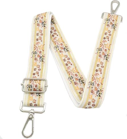 Crossbody Straps for Purses Gold Hardware Purse Strap Wide Shoulder Strap Adjustable Replacement,Retro Jacquard Embroidery for Shoulder Bags in Saudi Arabia