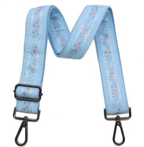 Crossbody Straps for Purses Gold Hardware Purse Strap Wide Shoulder Strap Adjustable Replacement,Retro Jacquard Embroidery for Shoulder Bags in Saudi Arabia
