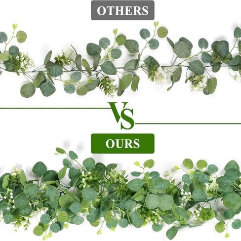22" Eucalyptus Wreath, Spring Summer Wreaths for Front Door, 70inch Long Artificial Floral Vine for Rooms Decor, Homes, Walls, Kitchens, Patios, Wedding, Farmhouse in Saudi Arabia