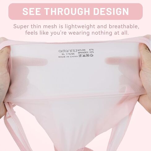 Men's Cotton Low Rise Briefs Soft Breathable Bulge Pouch Sexy Underwear(Pink - L) in Saudi Arabia