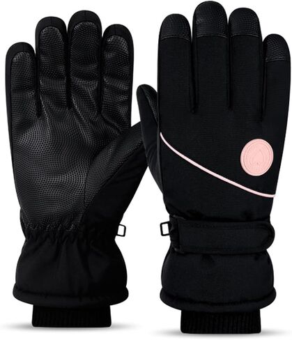 Winter Snow Gloves Ski Gloves Women Waterproof, Touchscreen Warm Glove for Ski Snowboard Snowmobile in Cold Weather in Saudi Arabia