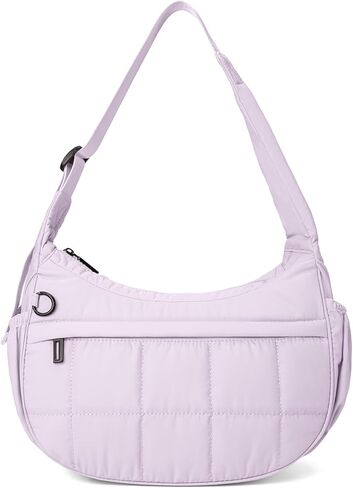 Shoulder Bag for Women Small Puffer Purses Crescent Bag Hobo Handbags with Adjustable Strap for Daily in Saudi Arabia
