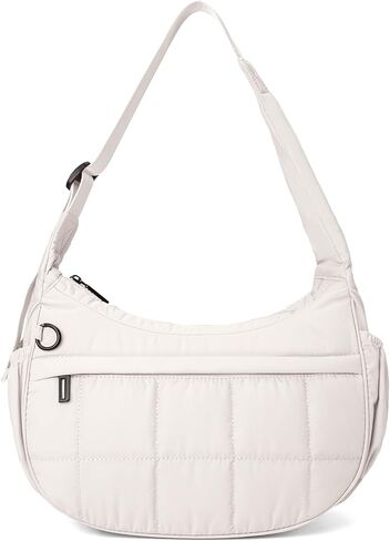 Shoulder Bag for Women Small Puffer Purses Crescent Bag Hobo Handbags with Adjustable Strap for Daily in Saudi Arabia