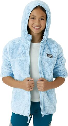 Eddie Bauer unisex-child Zip Up - Kids' Full Zip Ultra Soft Sherpa Fleece Hoodie Sweatshirt for Boys and Girls (5-20) in Saudi Arabia