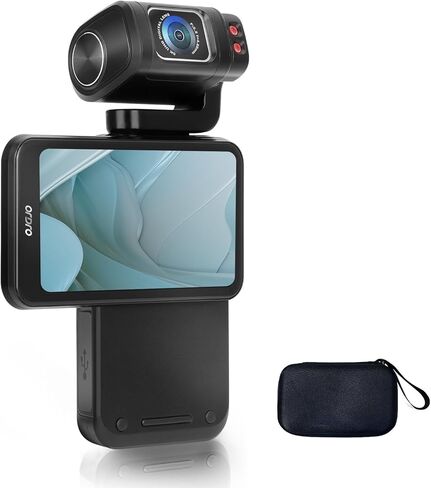 ORDRO M3 Handheld Vlog Camera, 5K Pocket Camera with 3.5-inch Flippable Touch Screen, 3250mAh Large Capacity Battery, IR Night Vision Function+64G Memory Card in Saudi Arabia