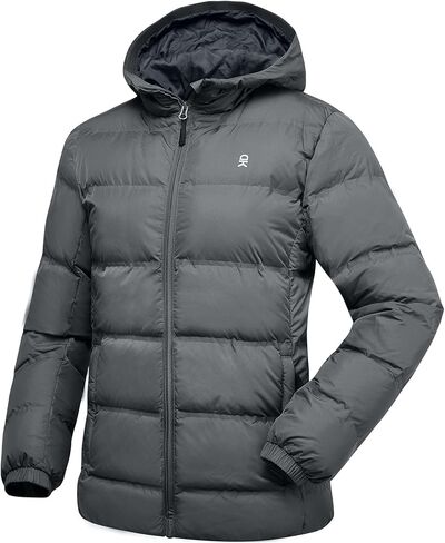 Little Donkey Andy Women's Hooded Puffer Jacket Full-Zip Winter Lightweight Windproof Warm Quilted Coat with Pockets in Saudi Arabia
