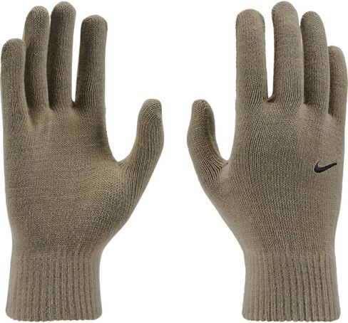 Nike Unisex Adult 2.0 Knitted Swoosh Grip Gloves (L, XL) (Khaki Green/Black) in Saudi Arabia