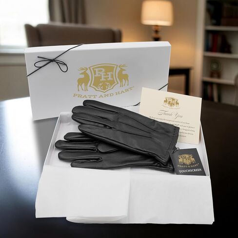 Chairman Ultra-Thin Cashmere Lined Touchscreen Leather Gloves Gift-Boxed in Saudi Arabia