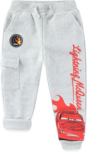 Disney Cars Lightning McQueen Boys Fleece Lined Pant for Little to Big Kids (Size: 4-8) in Saudi Arabia