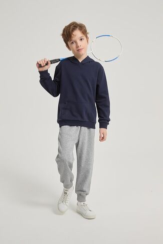 Phedrew 3-Pack Boys and Toddlers Cotton Sweatpants Kids Athletic Drawstring Jogger Pants Youth Active Pants in Saudi Arabia