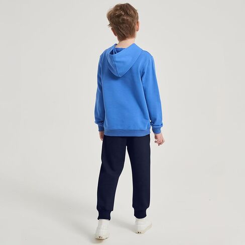 Phedrew 3-Pack Boys and Toddlers Cotton Sweatpants Kids Athletic Drawstring Jogger Pants Youth Active Pants in Saudi Arabia