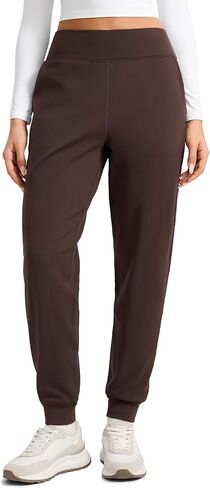 CRZ YOGA Matte Fleece Lined Jogger for Women 27.5" - Thermal Casual Lounge Yoga Pants Winter Warm in Saudi Arabia