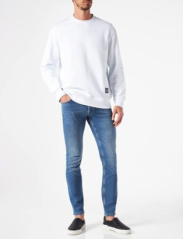 سويت شيرت رجالي من Armani Exchange بشعار Patch Logo Organic Pima in Kuwait