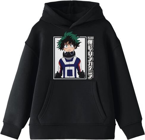 سترة Bioworld My Hero Academia Deku مع شعار للأولاد باللون الأسود in Kuwait