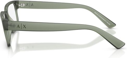 Armani Exchange AX AX3130U Universal Fit Prescription Eyewear Frames, Matte Frosted Agave/Demo Lens, 53 mm in Saudi Arabia