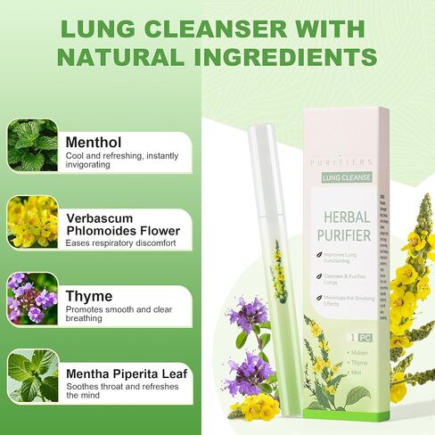 Herbal Diffuser Pen, 2 Pack Mullein & Melatonin Diffuser Pen, Night & Day Relax Duo Set for Fresh Breath & Calm Sleep Support, Total 1200 Uses in Kuwait