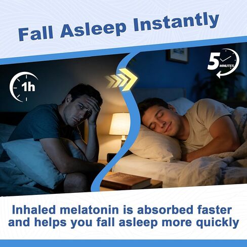 Herbal Diffuser Pen, 2 Pack Mullein & Melatonin Diffuser Pen, Night & Day Relax Duo Set for Fresh Breath & Calm Sleep Support, Total 1200 Uses in Kuwait