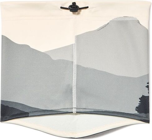 Lacoste Mens Men's Sport Landscape Print Neck Warmer, White/Black, One Size in Saudi Arabia