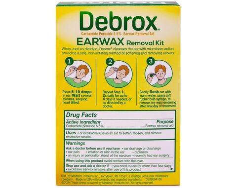 Debrox Earwax Removal Kit 1 kit by Debrox in Saudi Arabia