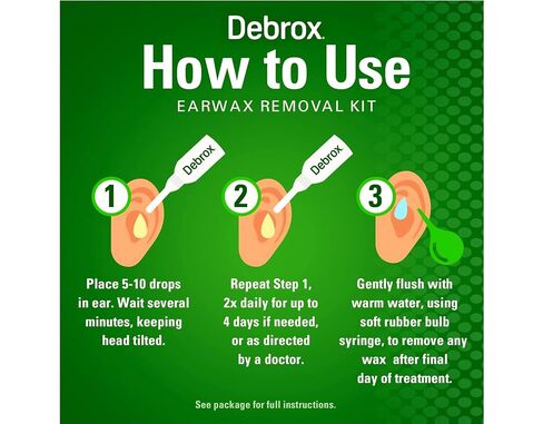 Debrox Earwax Removal Kit 1 kit by Debrox in Saudi Arabia