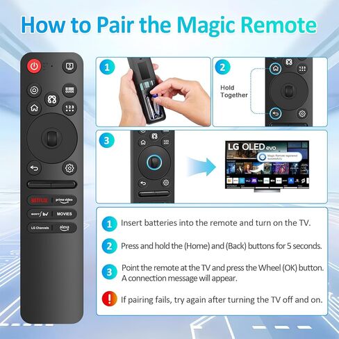 L5B83H بديل للتحكم الصوتي عن بعد مناسب لـ Amazon TV Stick 4K، Amazon TV Stick الجيل الثاني والثالث، Amazon Smart TV Cube الجيل الأول والثاني وAmazon TV Stick Lite in Saudi Arabia