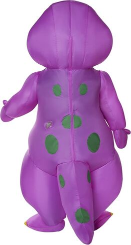 Spirit Halloween Barney and Friends Inflatable Barney Adult Costume | Officially Licensed | Fan-Operated Costume in Saudi Arabia