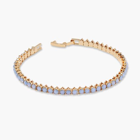 Brook & York Isabella Opal Blue Tennis Bracelet - Hypoallergenic 14K Gold-Plated Brass - Cubic Zirconia - Tennis Jewelry - Women's Bracelets- Everyday Luxury Jewelry - Gifts for Mom in Saudi Arabia