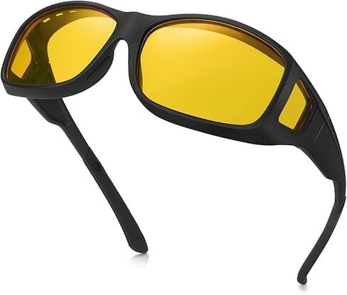 نظارات التنكس البقعي للرجال/النساء، نظارات للجلوكوما وإعتام عدسة العين والتهاب الشبكية الصباغي، للوالدين المسنين الذين يعانون من الضمور البقعي، نظارات ملفوفة حول النظارات، نظارات للغرفة الرطبة. in Kuwait