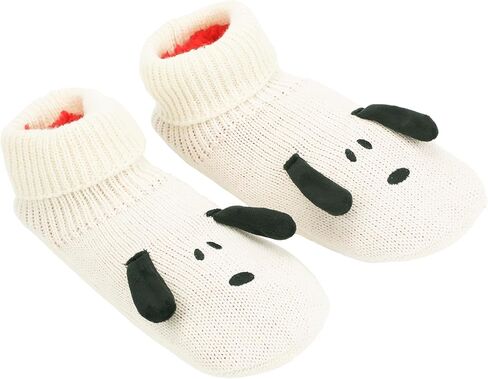 Bioworld Peanuts Snoopy 3D Ears Women's Sherpa Lined Slipper Socks in Saudi Arabia