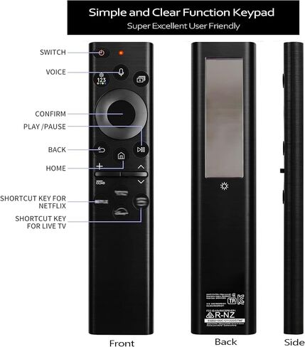 جهاز التحكم عن بعد الصوتي البديل لجميع أجهزة التلفاز الذكية Insignia Toshiba Fire Pioneer، المتوافق مع AMZ Omni، AMZ 4-Series TV، وجهاز التحكم عن بعد لجهاز التلفاز الذكي (L5B83G نسخة مطورة) in Kuwait
