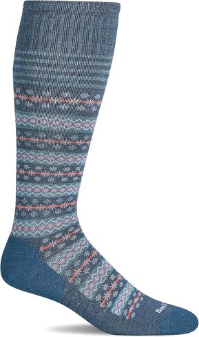 Sockwell Women's Mini Fairisle Moderate Graduated Compression Sock in Saudi Arabia