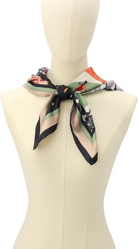 Kate Spade Womens Snow Globe Silk Square Scarf, Stylish & Lightweight Fashion Accessory in Kuwait