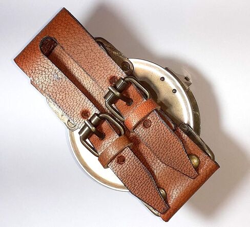 Brass Nautical Antique Steampunk Sundial Compass Wrist Watch W/Leather Bracelet Handmade Collection |Sundial Compass| Nautical Collection in Saudi Arabia