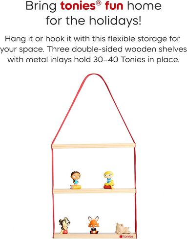 Tonies Hanging Shelf - Reusable Wall Hanging Design with 3 Shelves in Saudi Arabia
