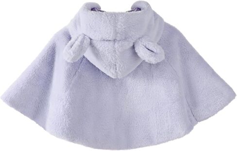 Ibluelover Kids Girls Hooded Cape Faux Fur Furry Poncho Cloak Winter Outdoor Warm Car Seat Coat for 2-5 Years Old in Saudi Arabia
