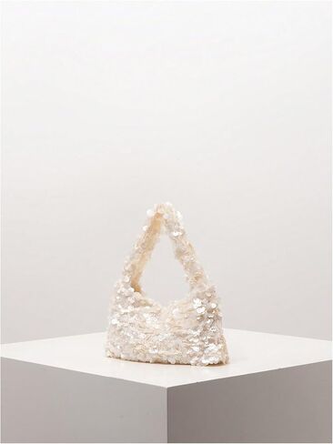 Floerns Women's Elegant Shiny Sequin Hobo Bags Sparkly Summer Party Cute Mini Handbag in Saudi Arabia