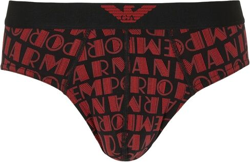Emporio Armani mens All Over Logo Brief in Saudi Arabia