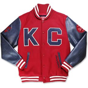 جاكيت صوف رجالي من Big Boy Kansas City Monarchs NLBM Heritage Collection [أحمر] - ID#34014-143-249-0-0 in Saudi Arabia